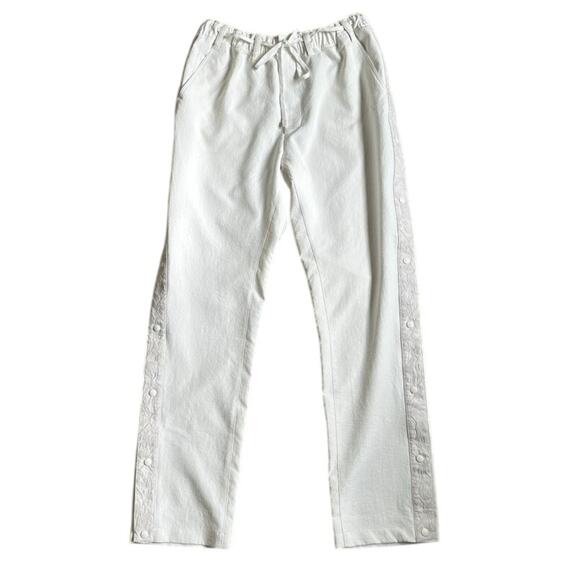 Nike Devin Booker Snap Track Pant Joggers Basketball Men's Ivory White XLTT Tall - Picture 5 of 11